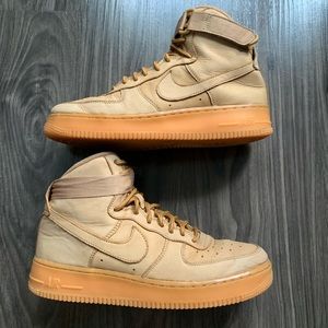 Air Force 1s Tan Suede